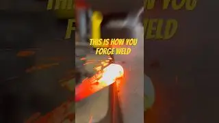 Blacksmith forge welding. #blacksmith #forgewelding #makingvideos #handmade