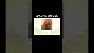 Spray Tan Warning #shorts #shortsvideo #livefails #newsbloopers #funny #laugh