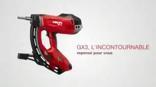 D&Eacute;COUVREZ le cloueur &agrave; gaz GX 3 de Hilti