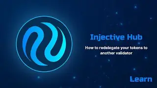 How to redelegate your tokens to another validator (Staking, Injective Hub)
