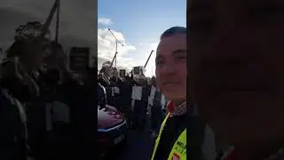 Uber drivers in Melbourne Australia protesting over poor pay. Enough is enough