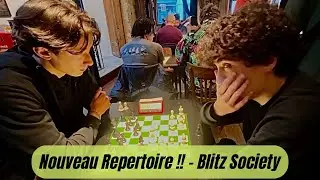 J'envoie le nouveau r&eacute;pertoire au Blitz Society Bar !
