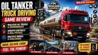 Oil tanker truck driving game review|oil tanker gameplay|#gameplay | oil truck game |Radian
