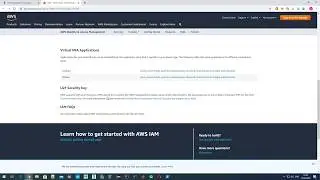 AWS first login, securing your root account according to AWS best practices, adding MFA device