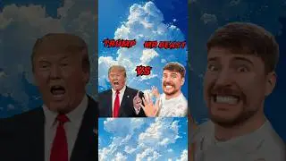Trump vs Mr Beast #shorts #uspolitics