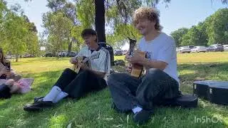 Charlie Pittman Free Melbourne Pop Up show at Yarra Park 🙌🏻