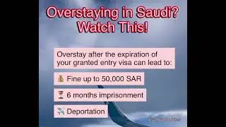 Overstaying in saudi arabia with invalid visa? Watch this #trending #ksa #visa 