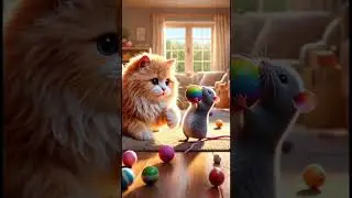 cat and rat story #ai #viral #4k #animation