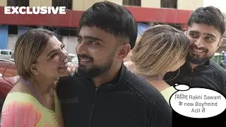 EXCLUSIVE : Rakhi Sawant with new Boyfriend Adil | First Video in Public | Cutest Couple Moment 🔥😍