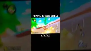 flying green shell #mario #mariokart #mk8dx #nintendo