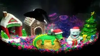 My 2018 XMAS Spectacular - Bubbles The Betta Fish Loves The Holidays