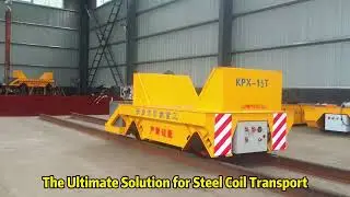 Leina-Steel Plant-V-table Electric Rail Transfer Cart-15t