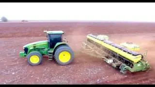 Plantio de soja na Fazenda S&atilde;o Jos&eacute; - Mato Grosso.