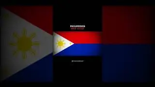 PHILIPPINE FLAG IN DIFFERENT STYLES #philippines #flag #edit #shorts