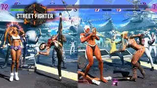 Street Fighter 6 Kimberly & Juri vs Elena & Manon PC Mod