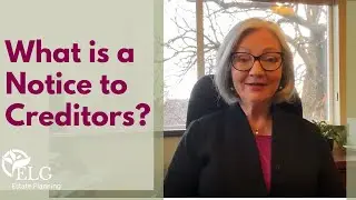 What is a Notice to Creditors?