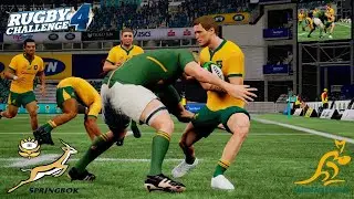 South Africa vs Australia &ndash; Rugby Championship gameplay in Rugby Challenge 4