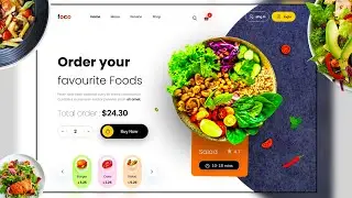 Landing Page Website Using HTML CSS And JavaScript | JavaScript Project