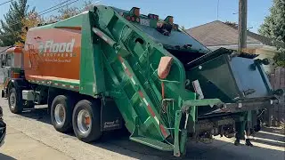 Flood Brothers Pete Loadmaster Rear Loader Garbage Truck Packing Commercial & Residential Trash