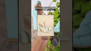 Ajio Heels Review 👠 😍 #heel #heels #review #ajio #ajiohaul #shorts #youtubeshorts #fyp #asmr