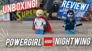 UNBOXING figuras LEGO Nightwing y Powergirl Review 🔥