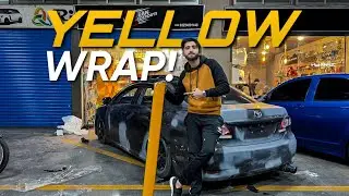 Corolla wrapped in yellow😍 tiny news...