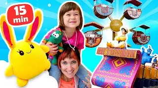 Giochi allegri con Una mamma per Lucky. Video con giocattoli per bambini piccoli