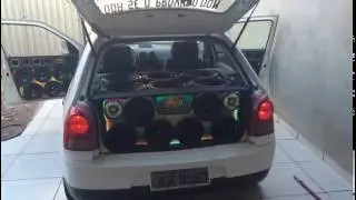 18 alto-falantes Zetta Audio 8 polegadas - Gol Detronic's