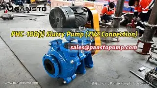 PHC-100(J) Mining Sewage Slurry Pump | Low Flow, High Pressure | Customizable CV Flange Connection