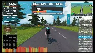 Zwift - TTT: Zwift Racing League: Redline Rally - Open Amber League Division1 (B) on Roule Ma Poule