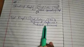 Find Operating Profit from Net Profit #accountancy #cbsecommerce #bengalboardcommerce