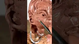 Sculpting character  #clay #clayart #sculpturing #claycrafts #figuresculpting #art #claysculpture