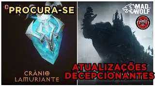 Atualiza&ccedil;&otilde;es Decepcionantes. Procura-se: Cr&acirc;nio Lamuriante.