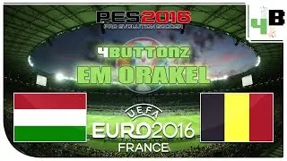 4buttonz EM Orakel [42] Achtelfinale - Ungarn : Belgien &diams; PES UEFA Euro 2016 Gameplay