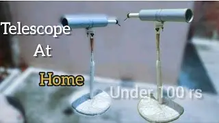 how to make telescope | making telescope at home very simply 🔭🔭🔭