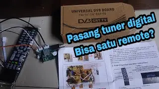 Cara pasang tuner digital agar bisa satu remot #v163