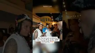 Kai Cenat meets Young M.A ‼️🔥 #kaicenat #youngma #shorts