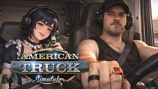 Мэддисон рассказал как нравиться девушкам - середина челенджа American Truck Simulator