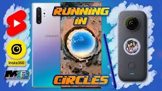 Running In Circles | @insta360 #OneX2 Video Clips