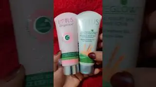 Lotus Organic v/s Lotus Whitglow Scrub☺Brithning ✨#scrub#viral