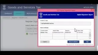 Guide for update Digital signature in gst @www.gst.gov.in