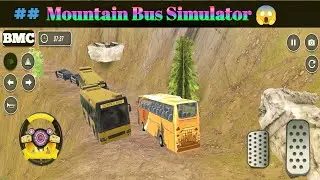 Mountain Bus Simulator || impossible mountain bus passengers ||