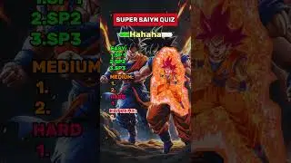 Can You Guess Goku&rsquo;s Super Saiyan Forms? #shorts #dragonball #quiz #anime