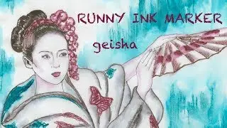 Жидкие (водорастворимые) чернильные маркеры Geisha
