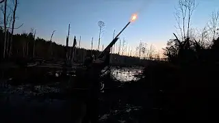 Setup for Woodies...Mallards Came to Play