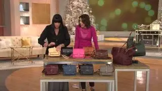 Dooney & Bourke Florentine Leather Binocular Crossbody Bag with Rick Domeier