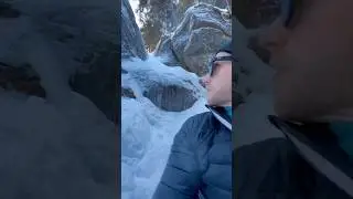 Well that turned out to be a TERRIBLE idea #hiking #winter #mountains #dangerous #adventure #nature