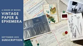 Vintage Paper and Ephemera Subscription | A House of Books