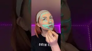 Blue purge mask makeup #shorts