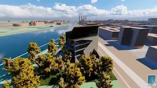 Museum Edvard Munch in Zaragoza, Spain - Lumion video - vierdejaars hbo Bouwkunde